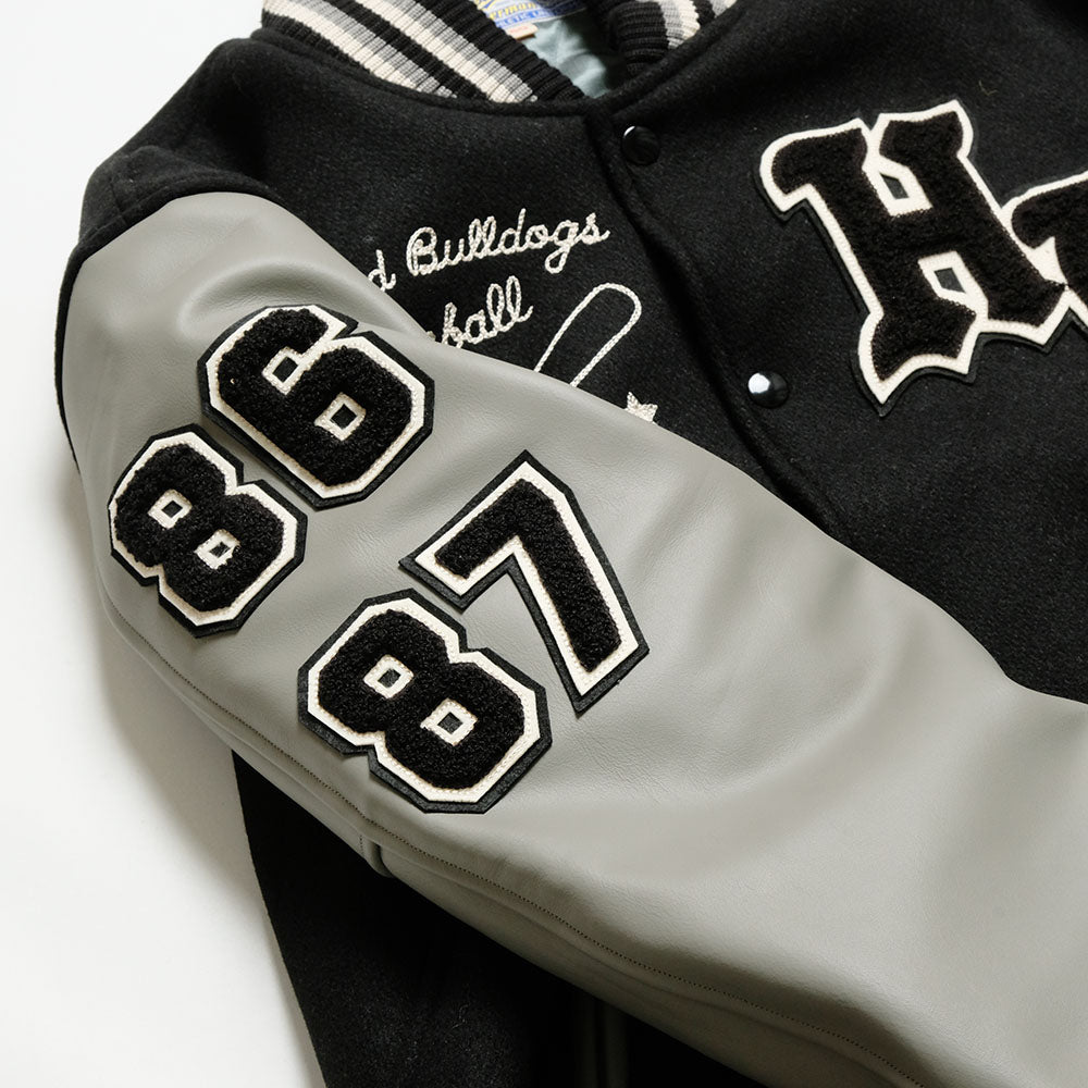 WHITESVILLE - 30oz. WOOL MELTON AWARD JACKET - BULLDOGS - WV15604