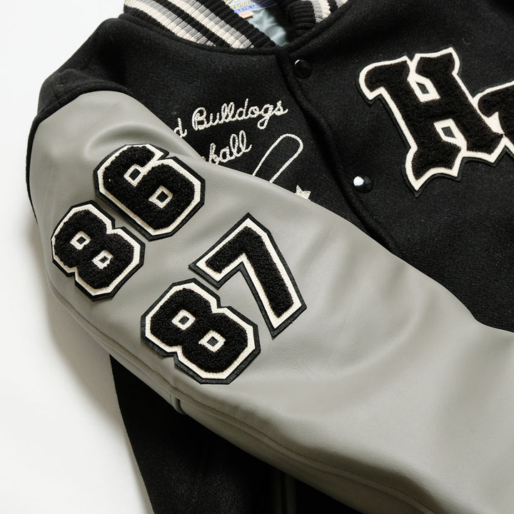 WHITESVILLE - 30oz. WOOL MELTON AWARD JACKET - BULLDOGS - WV15604