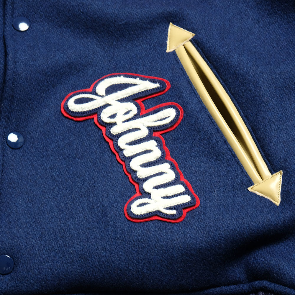 WHITESVILLE - 30oz. WOOL MELTON AWARD JACKET - BULLDOGS - WV15604