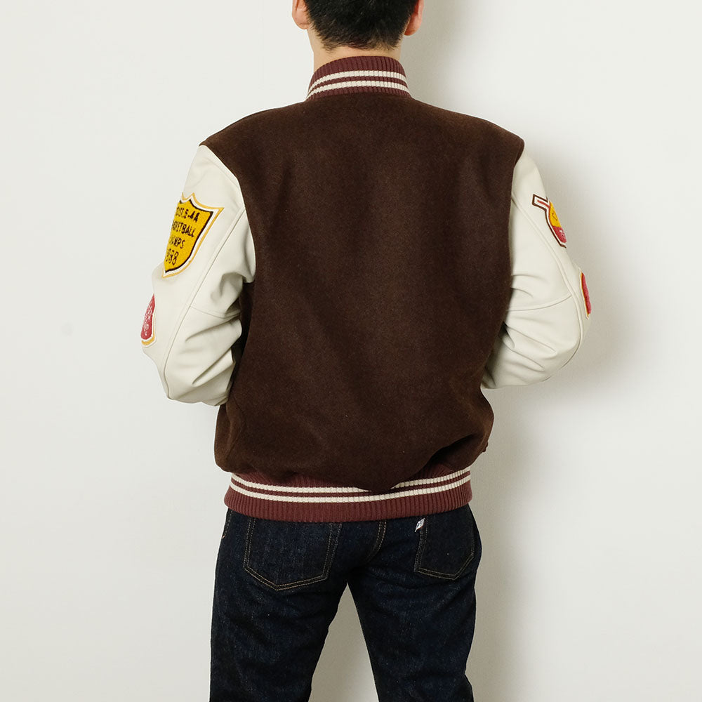 WHITESVILLE - 30oz. WOOL MELTON AWARD JACKET - MAVERICKS - WV15605