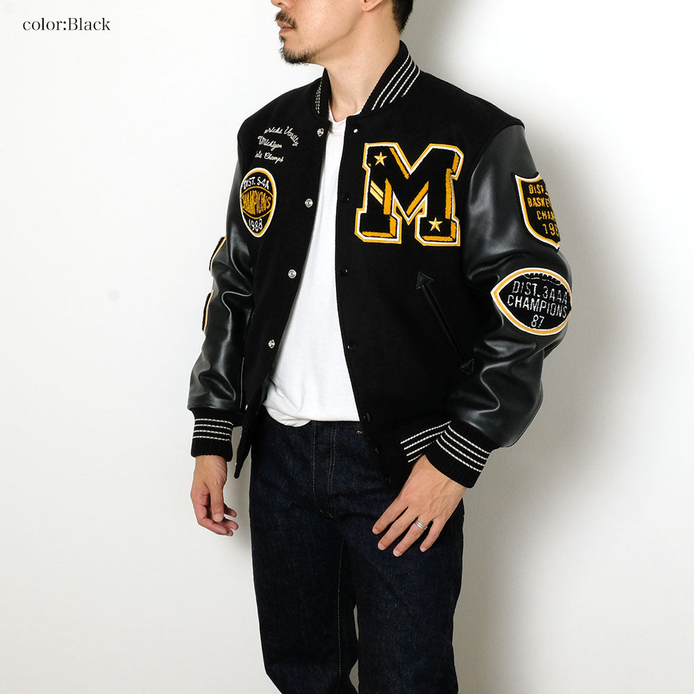 WHITESVILLE - 30oz. WOOL MELTON AWARD JACKET - MAVERICKS - WV15605