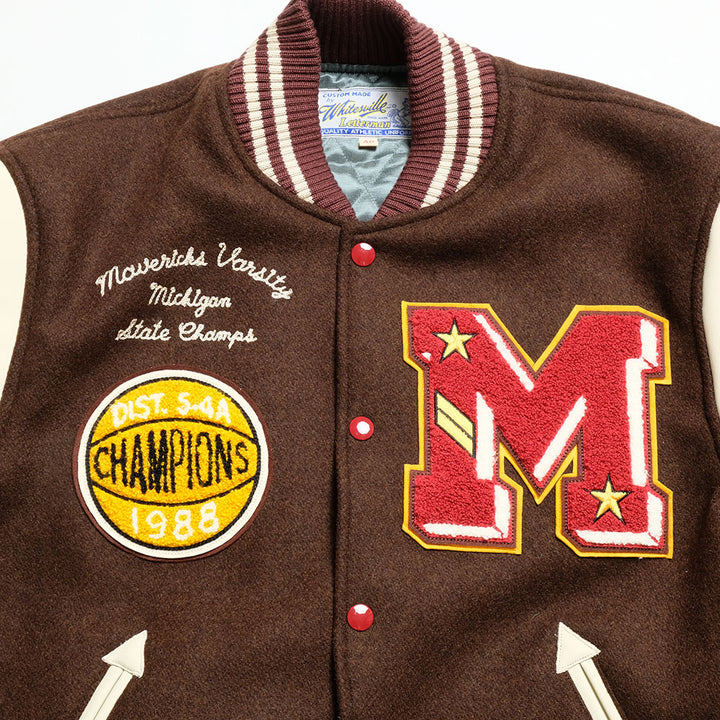 WHITESVILLE - 30oz. WOOL MELTON AWARD JACKET - MAVERICKS - WV15605