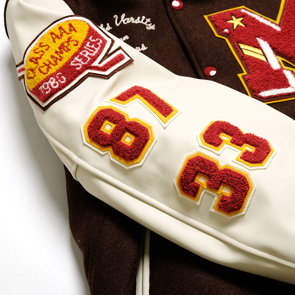 WHITESVILLE - 30oz. WOOL MELTON AWARD JACKET - MAVERICKS - WV15605