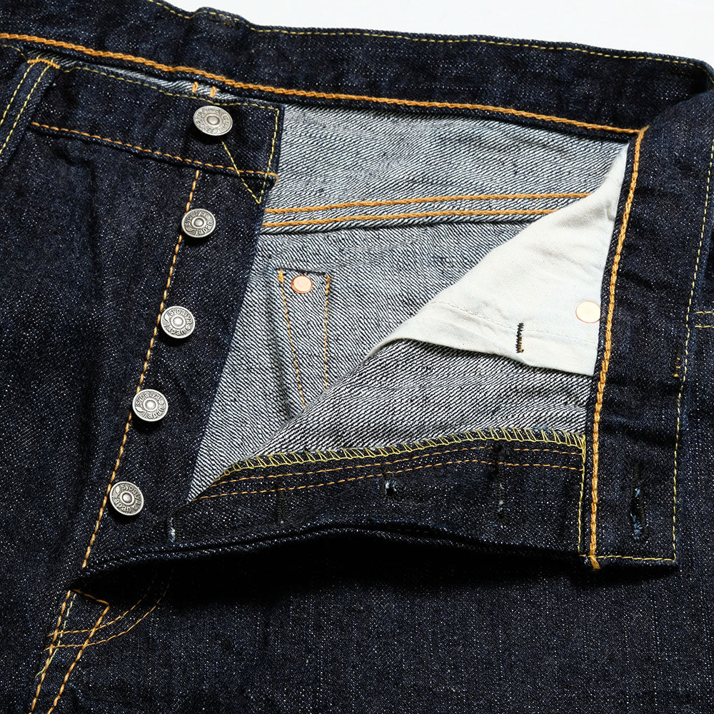 Pure Blue Japan - 14oz. Selvedge Denim - Relaxed Piped Straight - XX-002