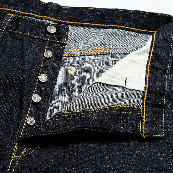 Pure Blue Japan - 14oz. Selvedge Denim - Relaxed Piped Straight - XX-002