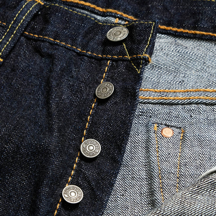 Pure Blue Japan - 14oz. Selvedge Denim - Relaxed Piped Straight - XX-002