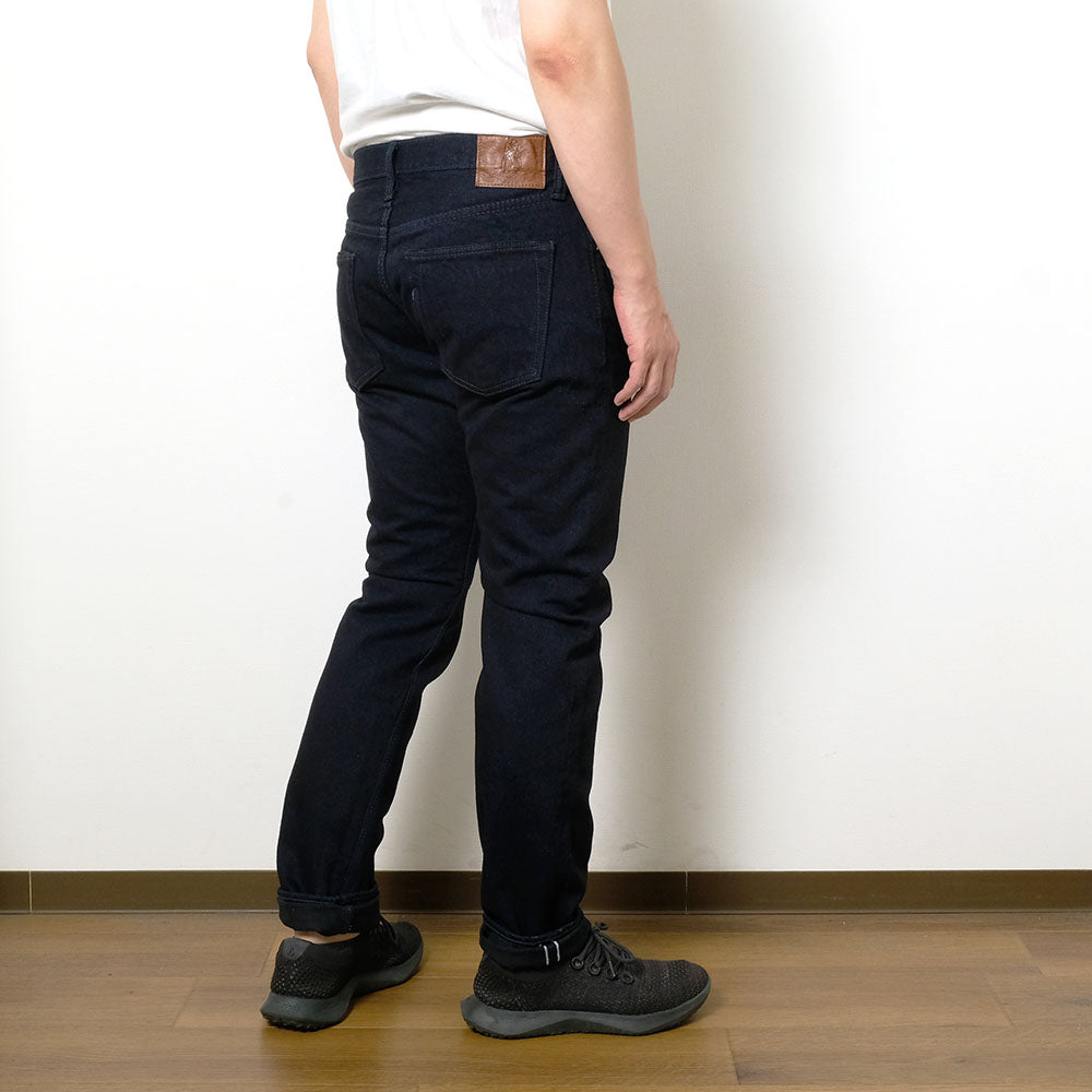 Pure Blue Japan - 14oz Indigo x Black Denim Slim Tapered - XX-013-IDBK
