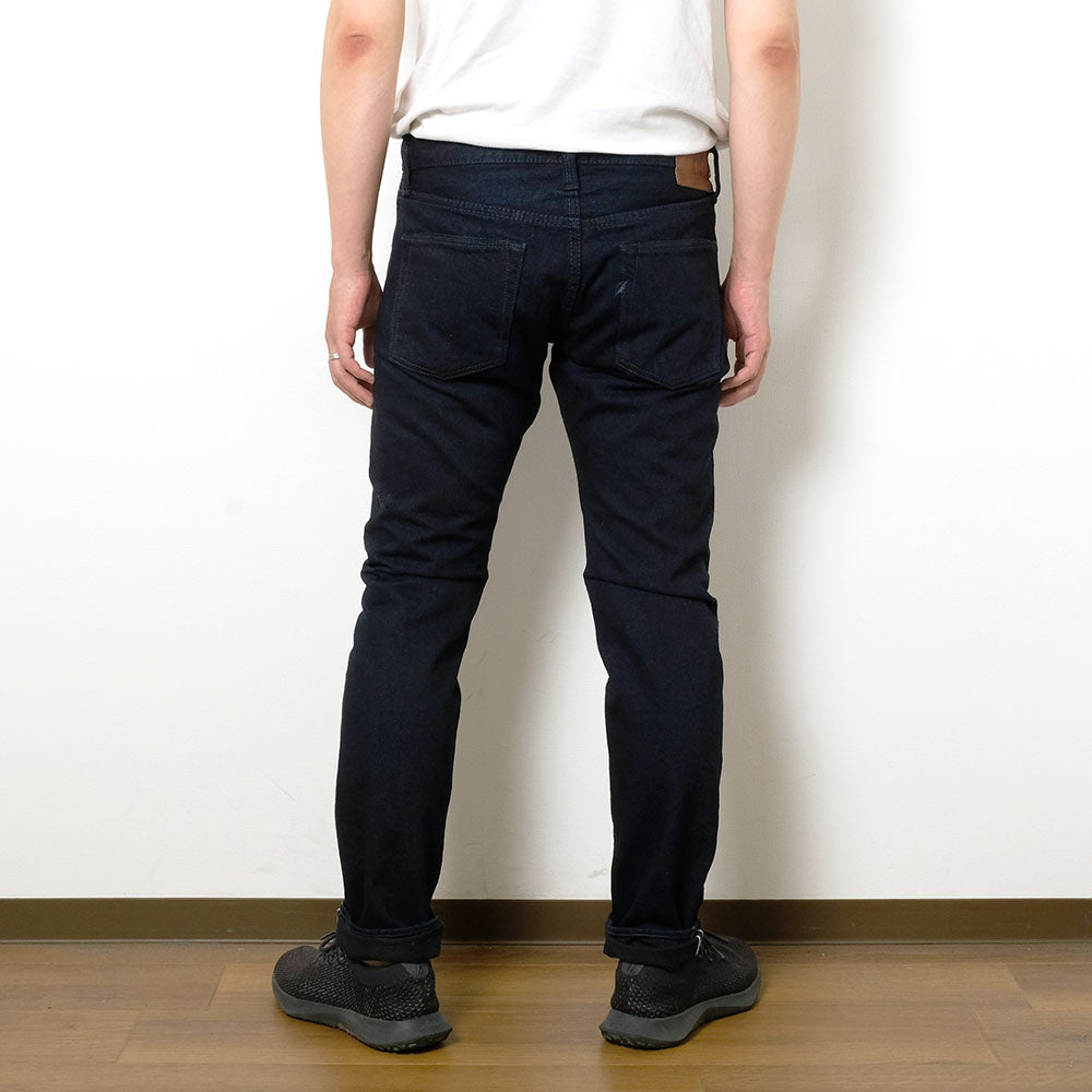Pure Blue Japan - 14oz Indigo x Black Denim Slim Tapered - XX-013-IDBK