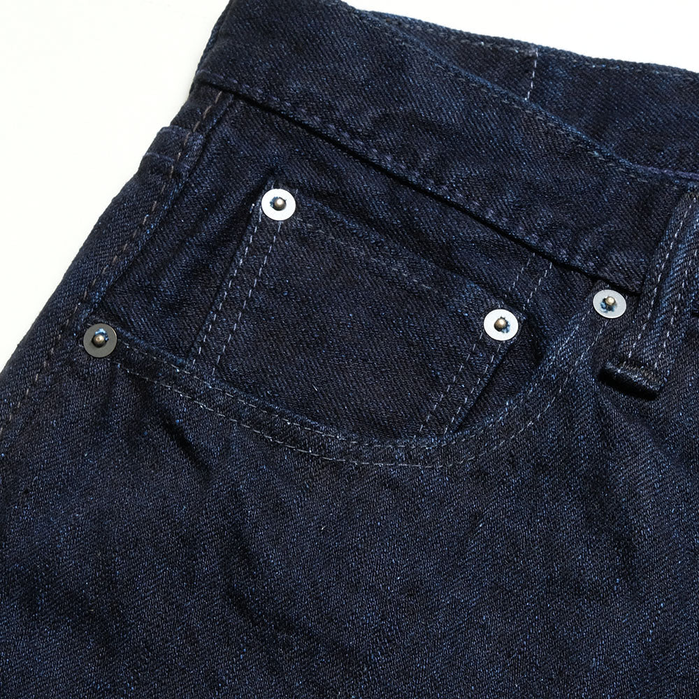Pure Blue Japan - 14oz Indigo x Black Denim Slim Tapered - XX-013-IDBK