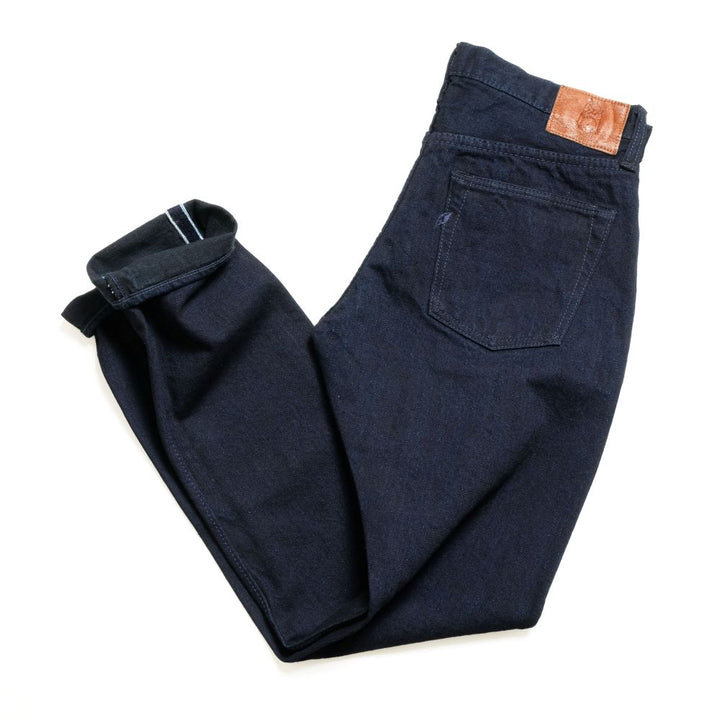 Pure Blue Japan - 14oz Indigo x Black Denim Slim Tapered - XX-013-IDBK
