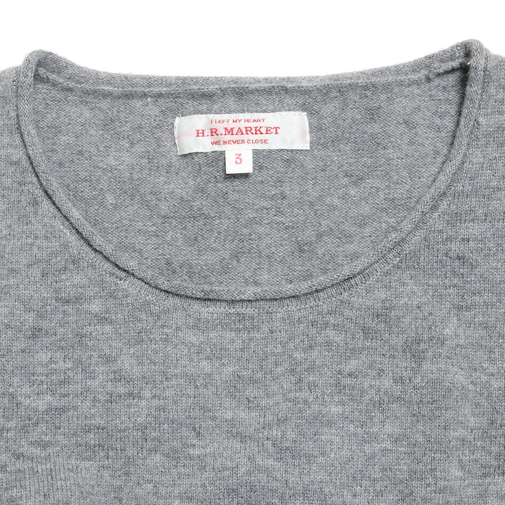 HOLLYWOOD RANCH MARKET<br>Merino Cashmere Washable Crew Neck Sweater<br>700087195