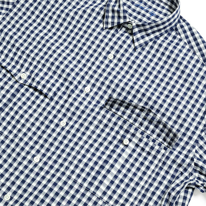 Porter Classic<br>ROLL UP GINGHAM CHECK SHIRT<br>PC-016-1544