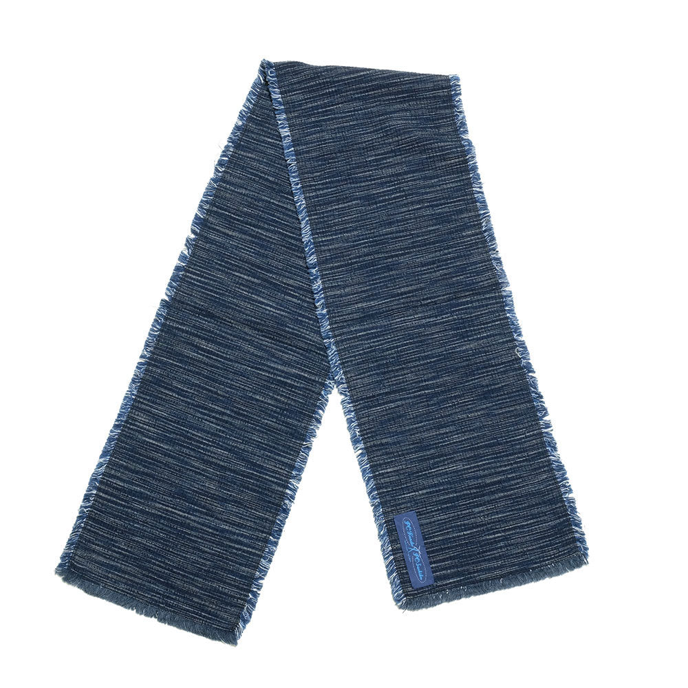 Porter Classic KASURI STOLE - INDIGO PC-047-1156