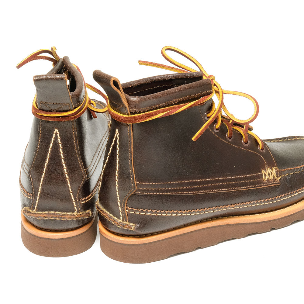 YUKETEN<br> Maine Guide 6 Eye DB Boots<br> Wax Brown<br> 06505PM-SP