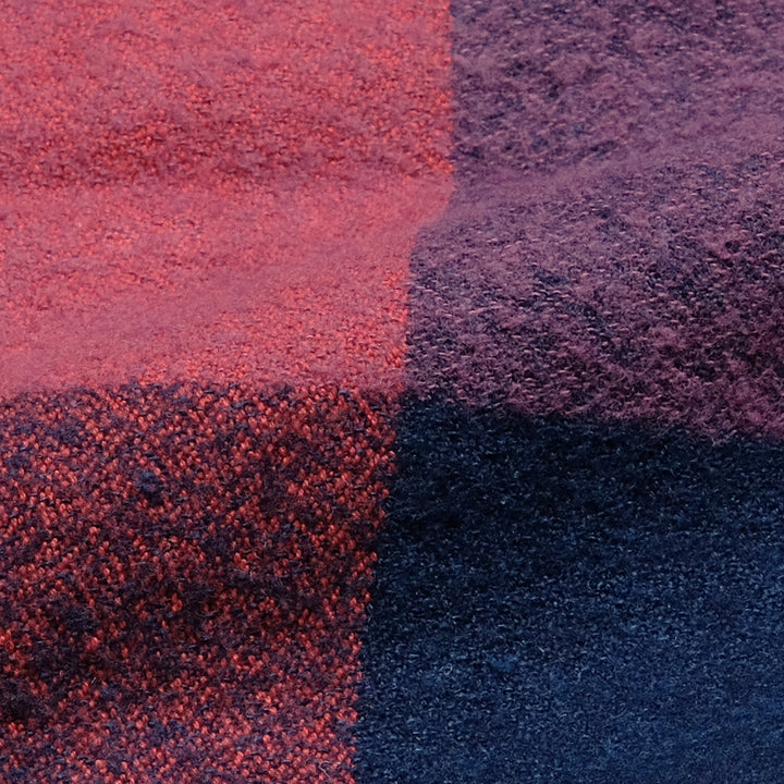 BLUE BLUE - Brushed Indigo Block-Plaid - Work Shirt - 1004744