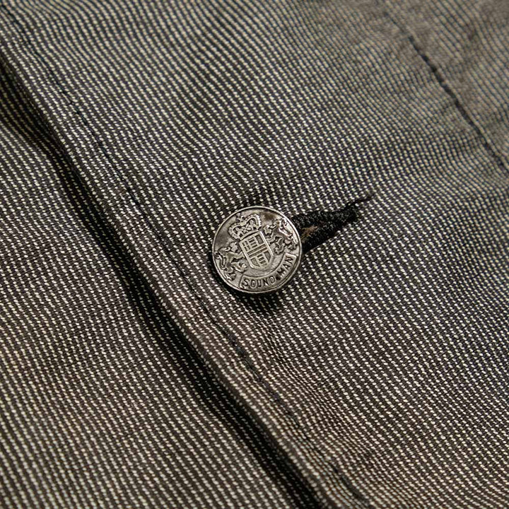 Soundman Coverall Jacket "Birmingham" 抜染ストライプ モールスキン M374-152S