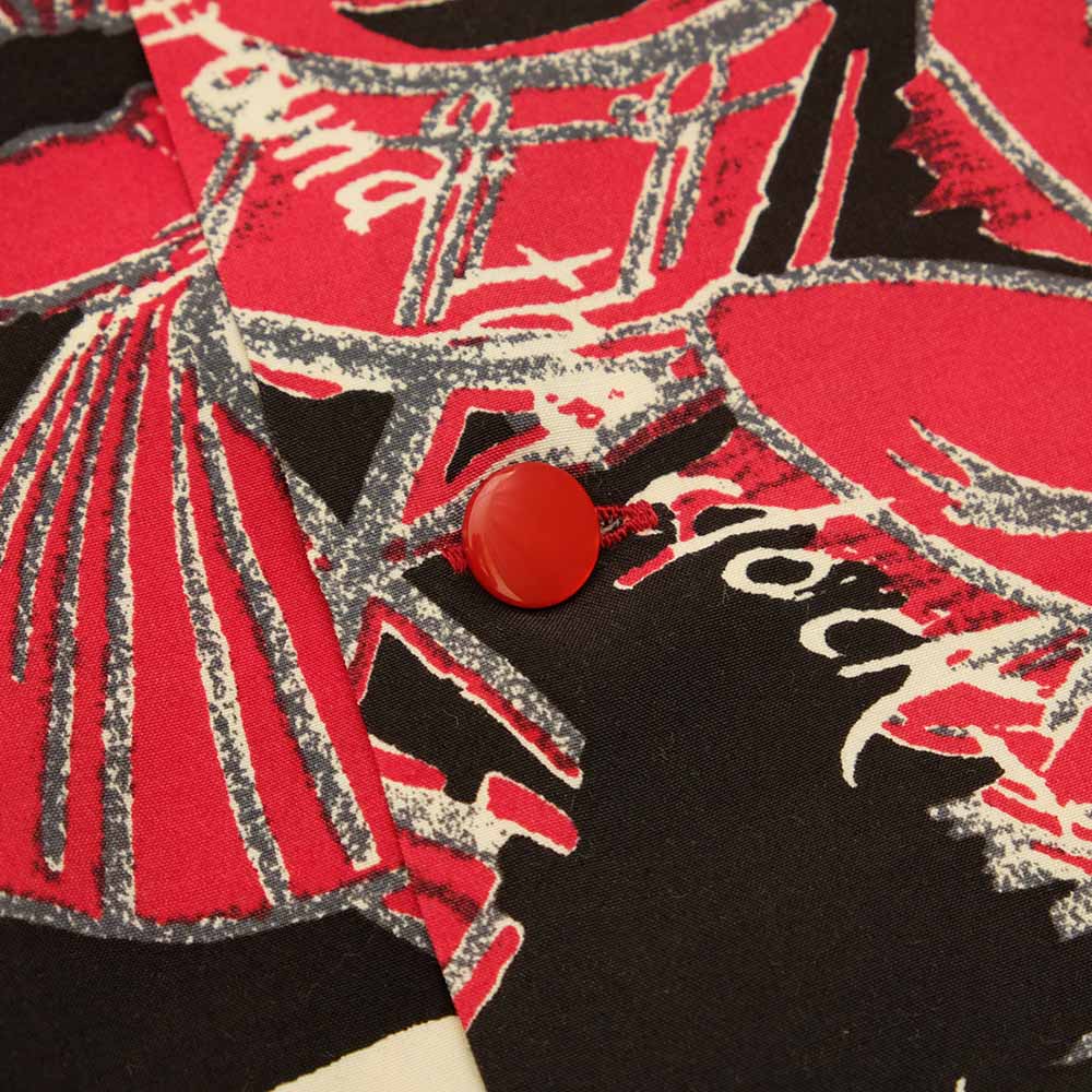 STAR OF HOLLYWOOD - HIGH DENSITY RAYON OPEN SHIRT - ROCK 'N' ROLL - SH39090