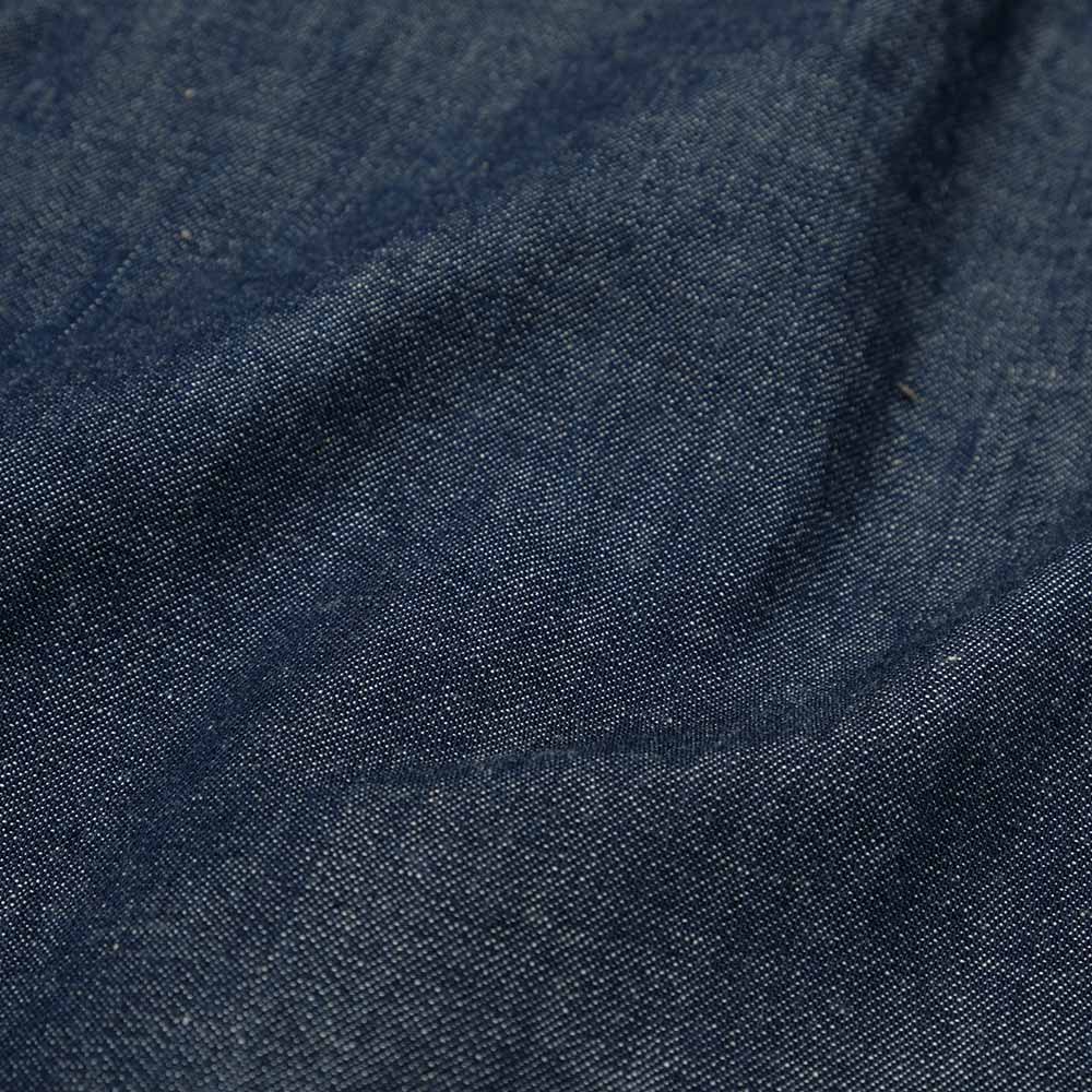 SUGAR CANE BLUE DENIM L/S WORK SHIRT SC27852