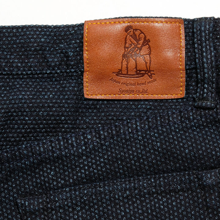 pure blue japan<br>Selvedge Sashiko Denim Relaxed Tapered<br>1153-ID