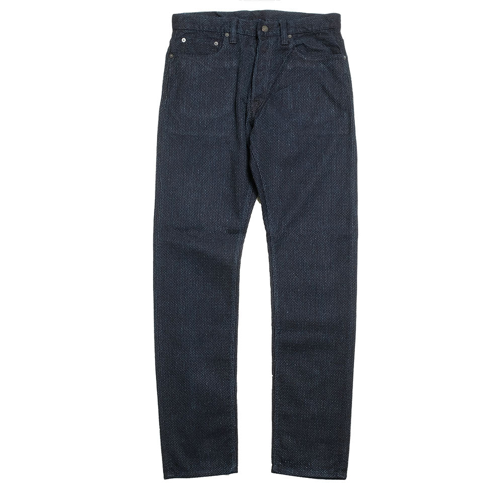 pure blue japan<br>Selvedge Sashiko Denim Relaxed Tapered<br>1153-ID