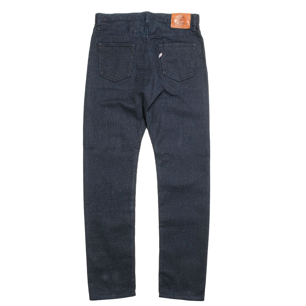 pure blue japan<br>Selvedge Sashiko Denim Relaxed Tapered<br>1153-ID