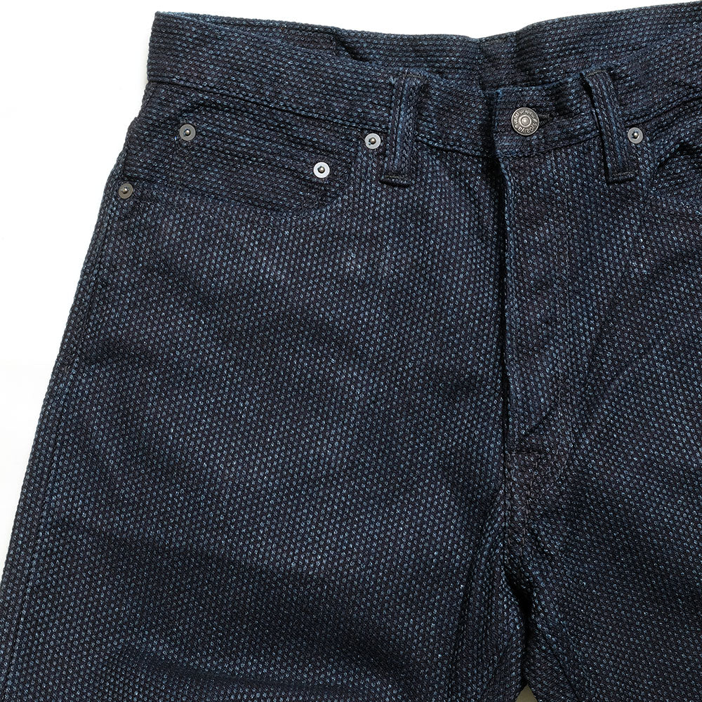 pure blue japan<br>Selvedge Sashiko Denim Relaxed Tapered<br>1153-ID