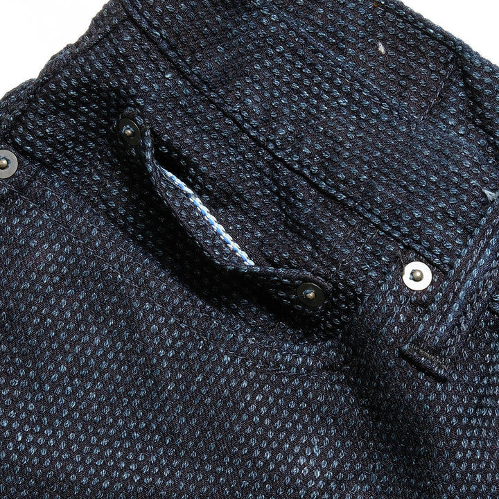 pure blue japan<br>Selvedge Sashiko Denim Relaxed Tapered<br>1153-ID