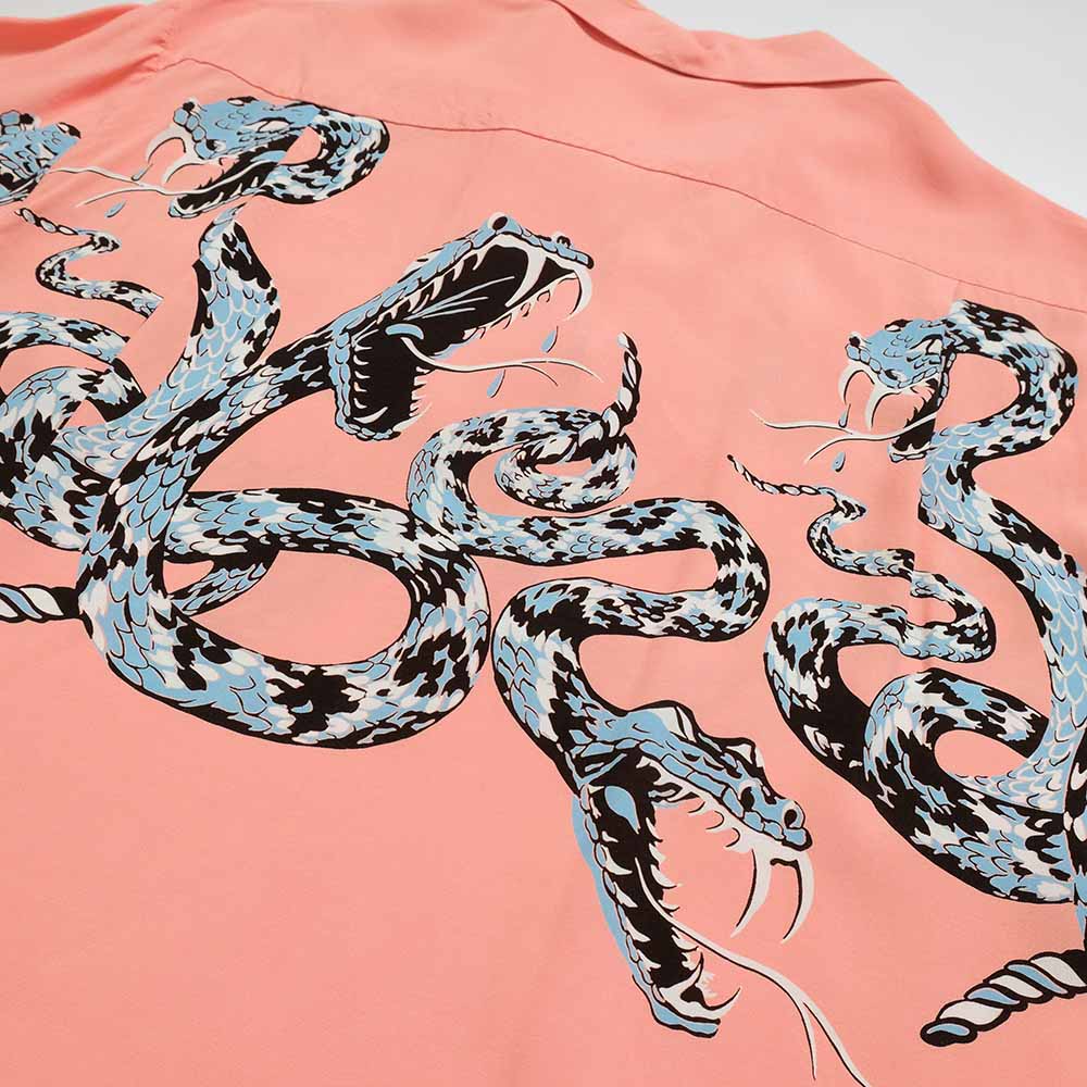 STAR OF HOLLYWOOD HIGH DENSITY RAYON S/S PULLOVER SHIRT "RATTLE SNAKE" SH38377