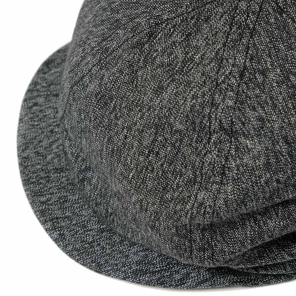 SUGAR CANE - 9oz. BLACK COVERT APPLEJACK CAP  - SC02625