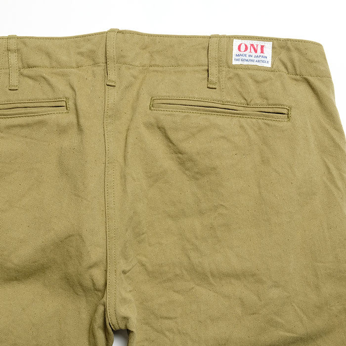 Oni Denim<br>British Drill Selvedge Trousers<br>ONI-757