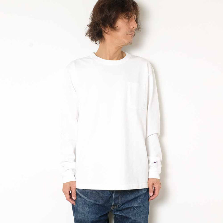 Champion - Made In USA - T1011 - Long Sleeve T-Shirt POCKET - C5-P401