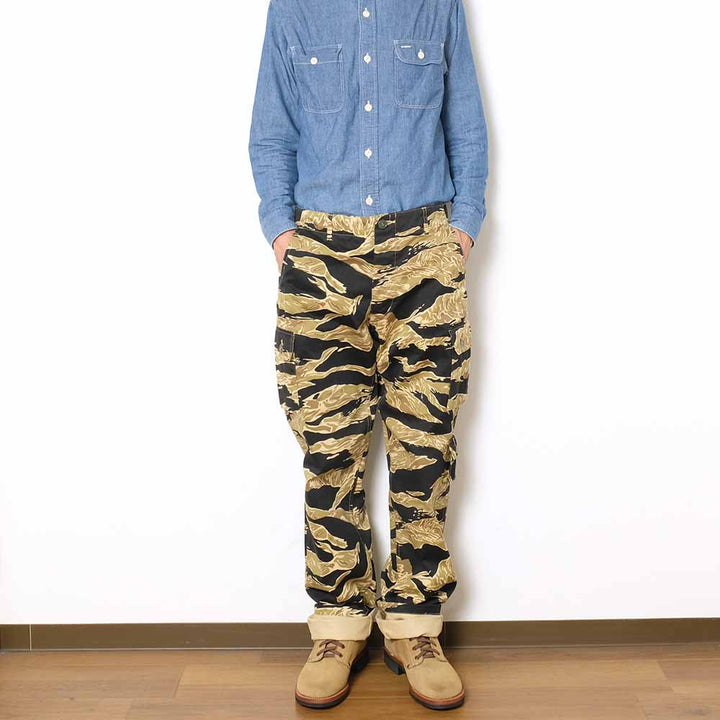 BUZZ RICKSON'S - GOLD TIGER PATTERN TROUSERS - BR41903