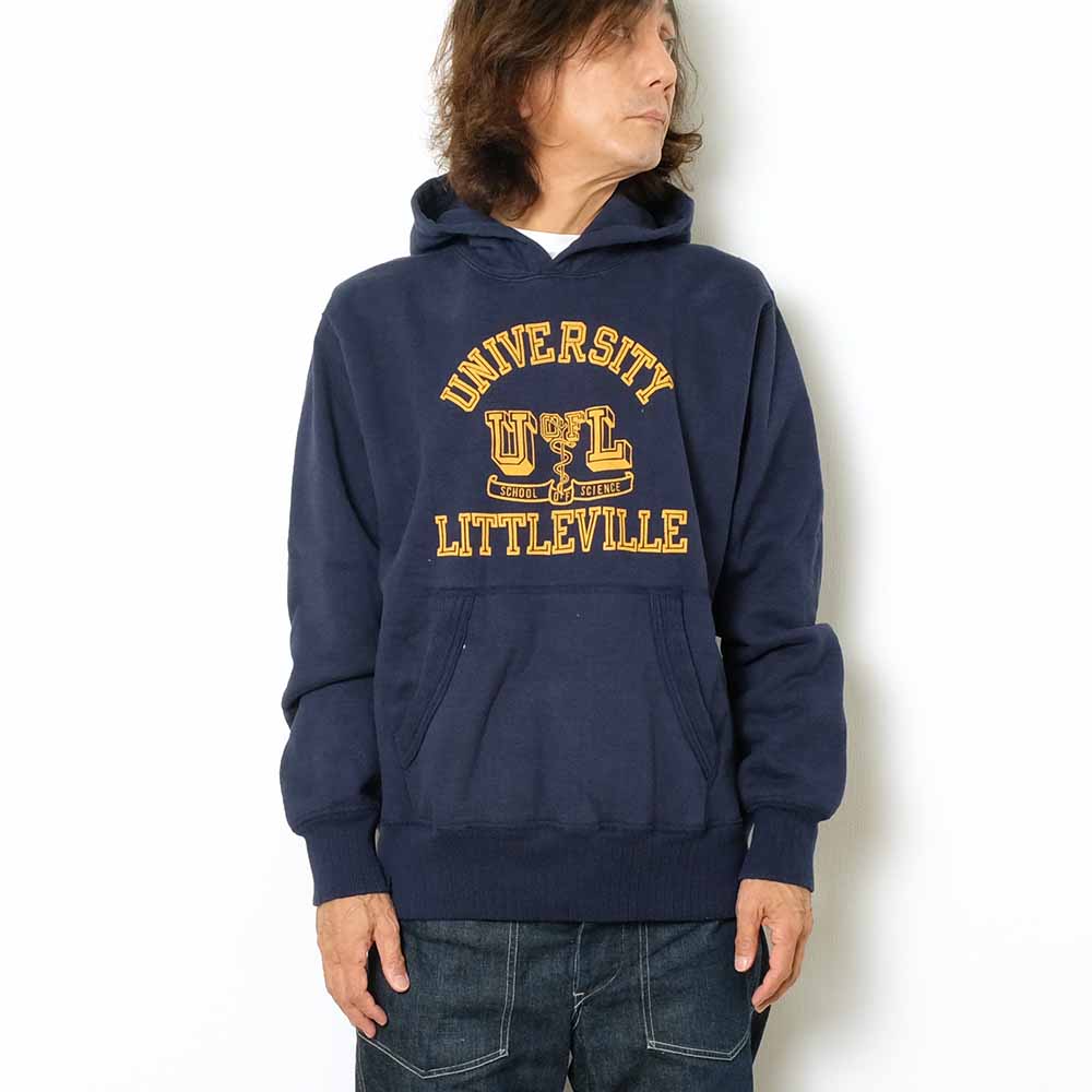 WHITESVILLE - SWEAT HOODED PARKA with PRINT -UNIVERSITY- WV69038