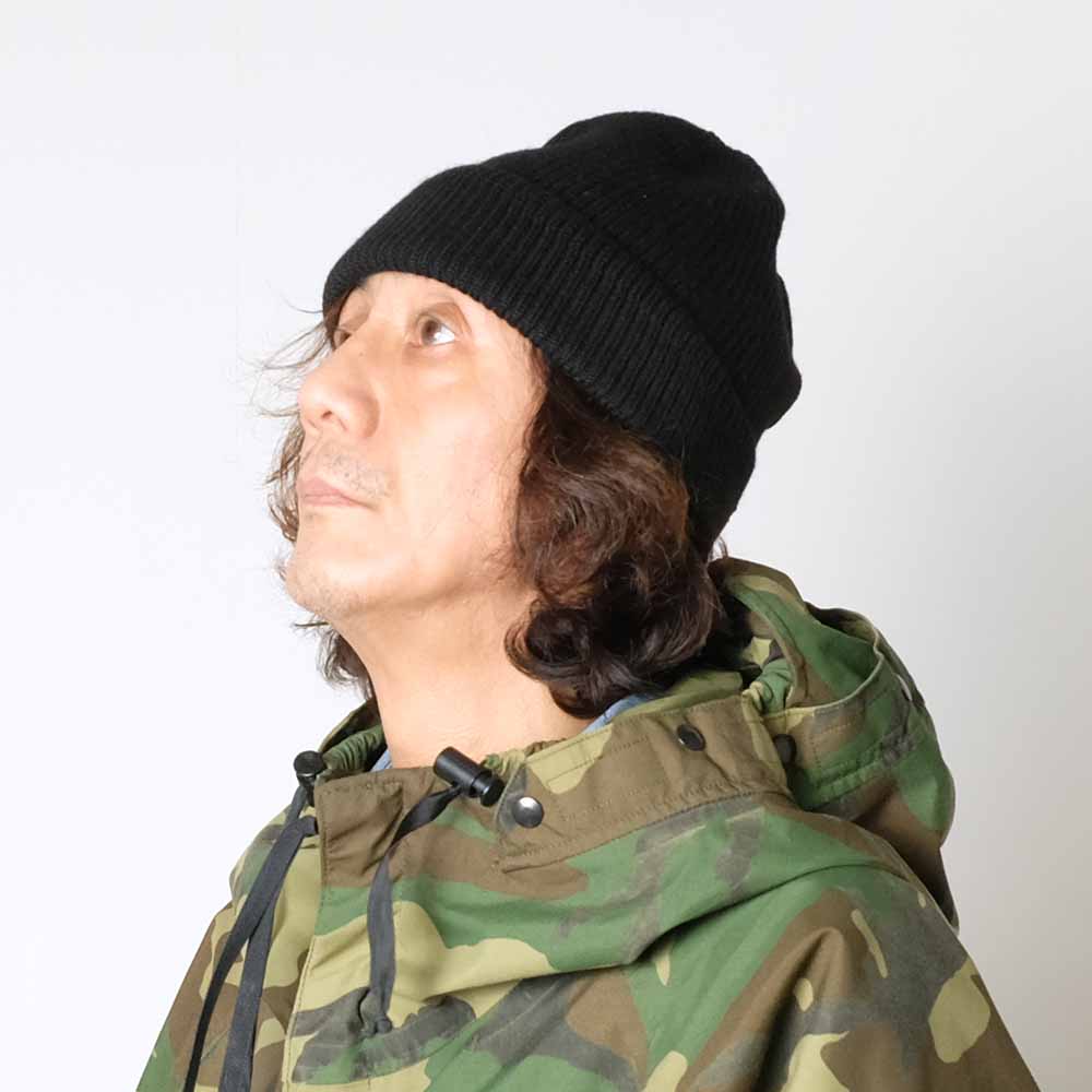 BUZZ RICKSON'S WILLIAM GIBSON COLLECTION BLACK A-4 KNIT CAP BR02272