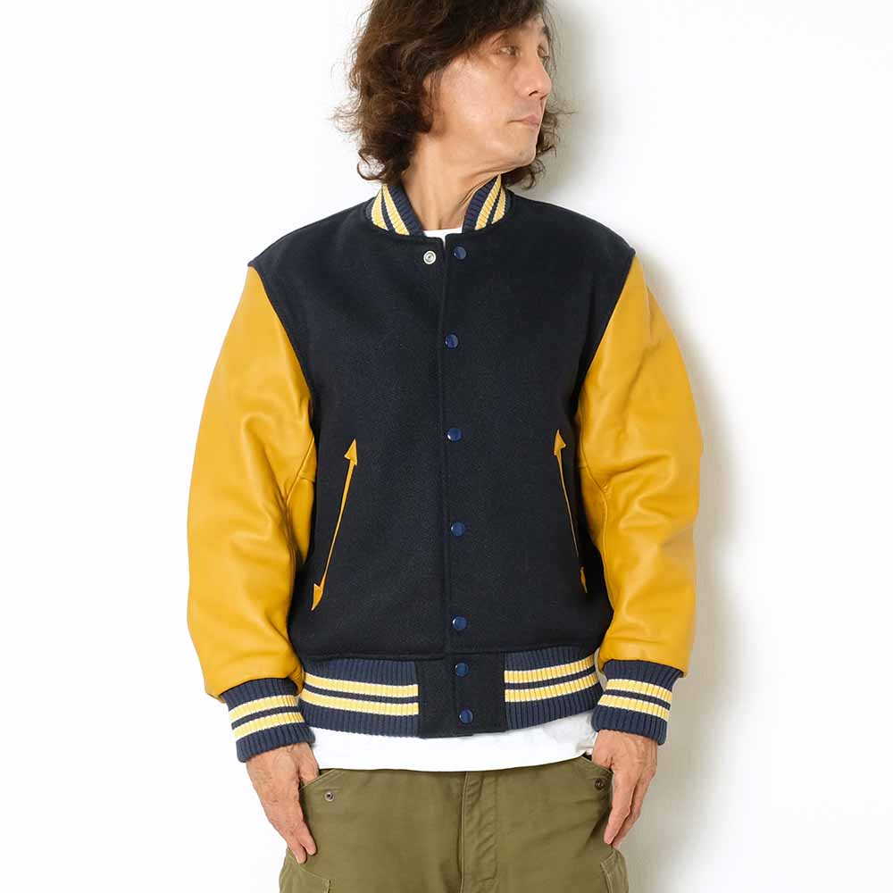 WHITESVILLE 30oz. WOOL MELTON AWARD JACKET SOLID WV15168