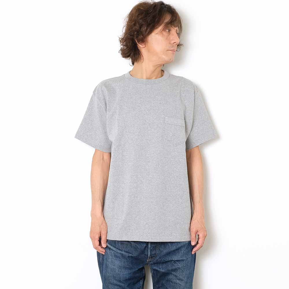 DENIME - Crew Neck Pocket Tee - 263