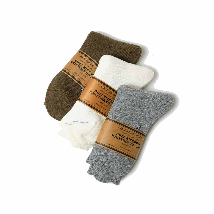 BUZZ RICKSON'S - 1PAIR SOCKS, WOOL - BR02720