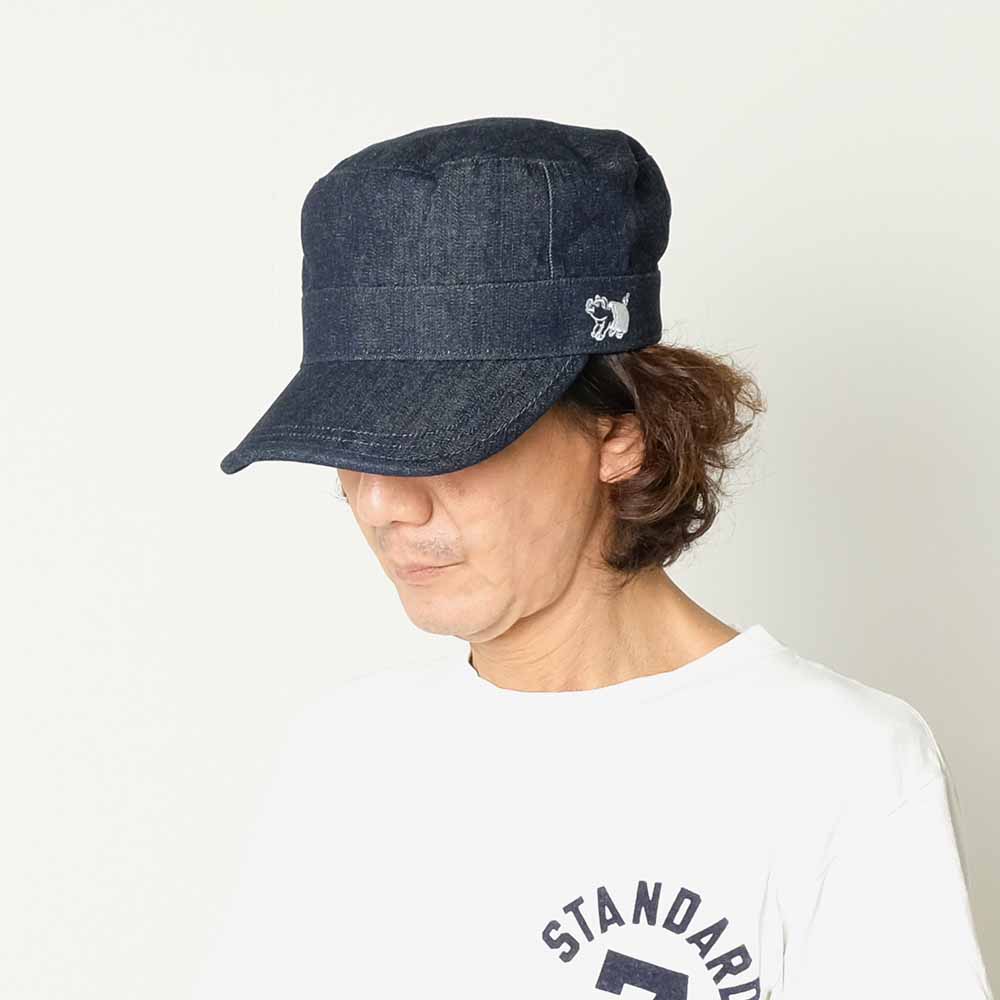 STUDIO D’ARTISAN - Lot.D7222 DENIM WORK CAP - D7222