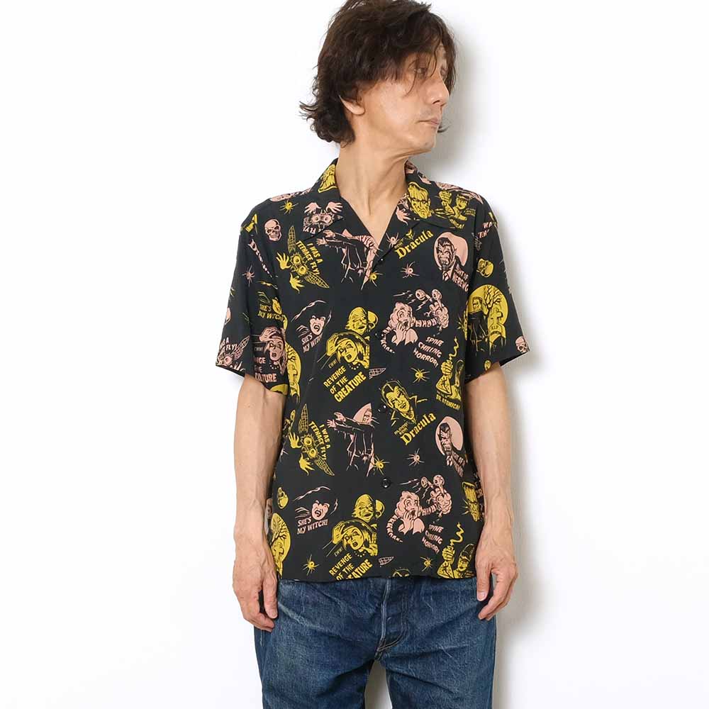 STAR OF HOLLYWOOD - HIGH DENSITY RAYON OPEN SHIRT - THE MONSTERS - SH38871