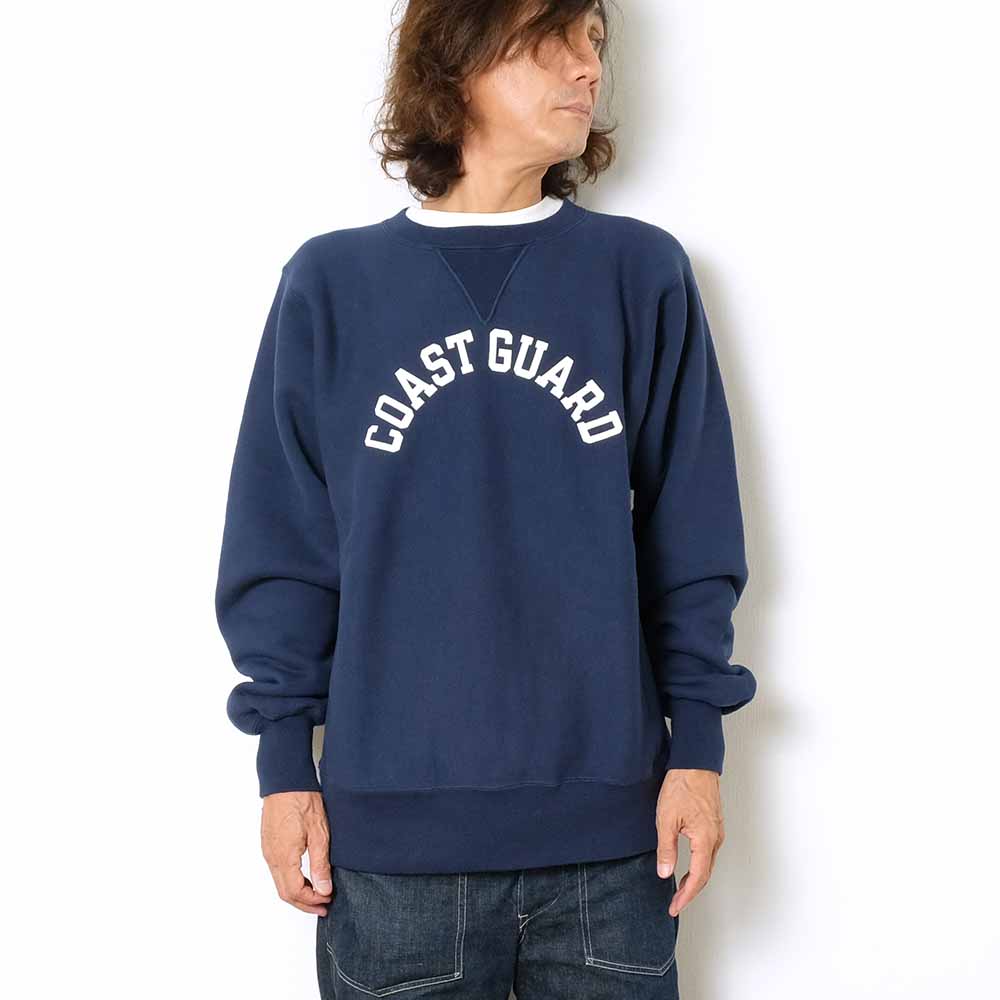 BUZZ RICKSON'S - HORIZONTAL KNITTING SWEAT SHIRT - COAST GUARD - BR68913
