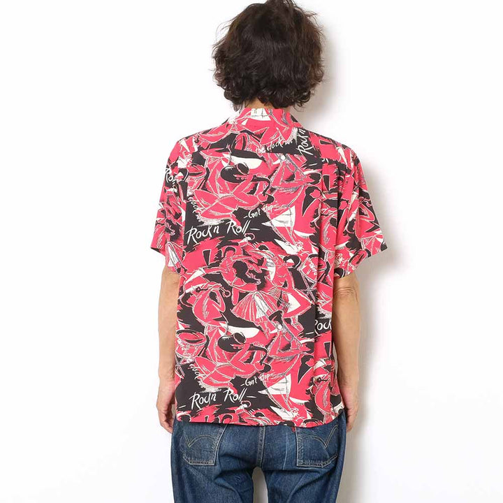 STAR OF HOLLYWOOD - HIGH DENSITY RAYON OPEN SHIRT - ROCK 'N' ROLL - SH39090