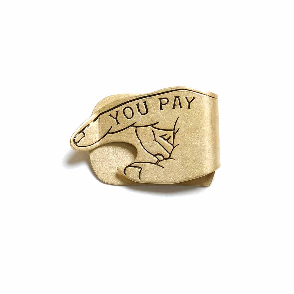 Button Works - YOU PAY - MONEY CLIP - BW-0012