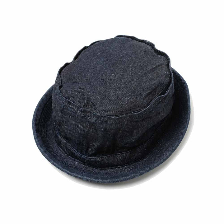 Sugar Cane 10oz.Denim Pork Pie Hat SC02466
