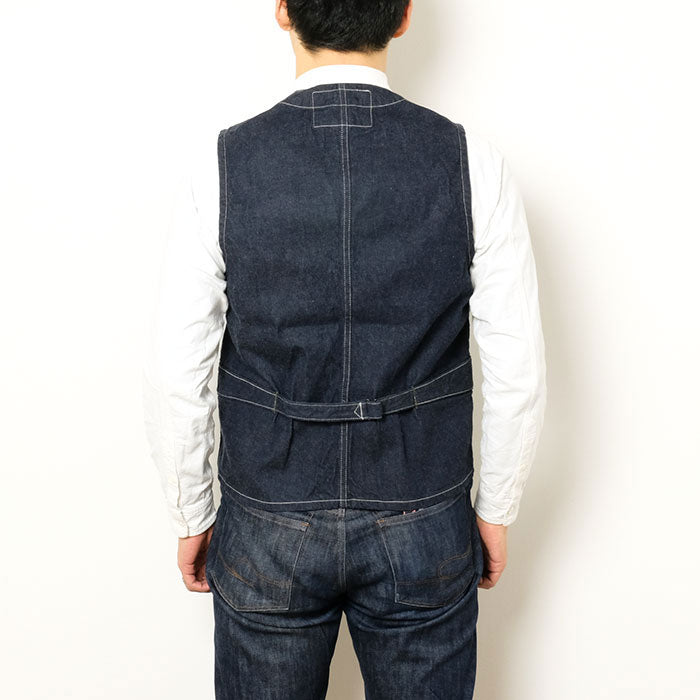 Sugar Cane - 9oz. Wabash Stripe Work Vest - SC12654