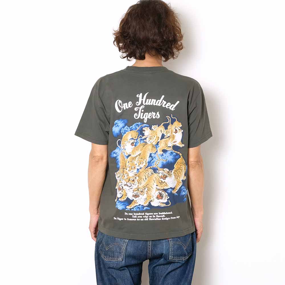 SUN SURF - S/S T-SHIRT - ONE HUNDRED TIGERS - SS79162