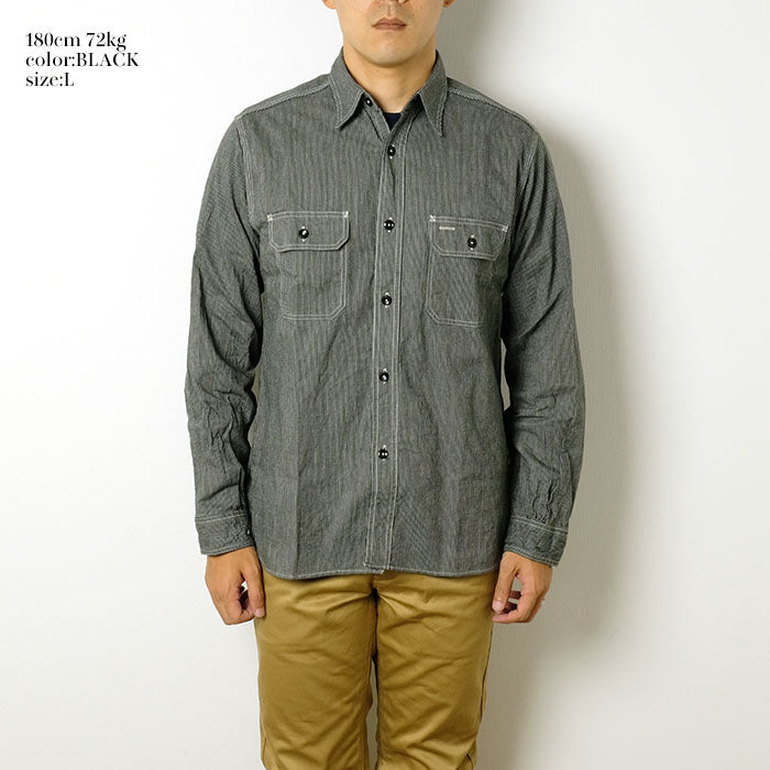 SUGAR CANE - Jean Cord Work Shirt - SC25511
