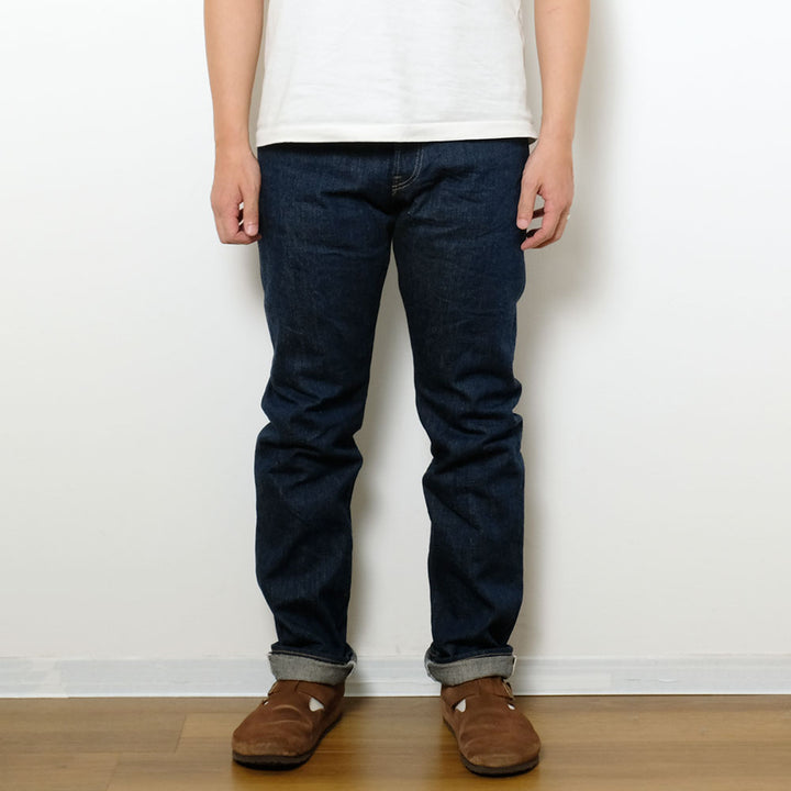 Oni Denim<br>Regular Rise Neat Straight<br>Natural Indigo "ONI KIWAMI"<br>ONI-246