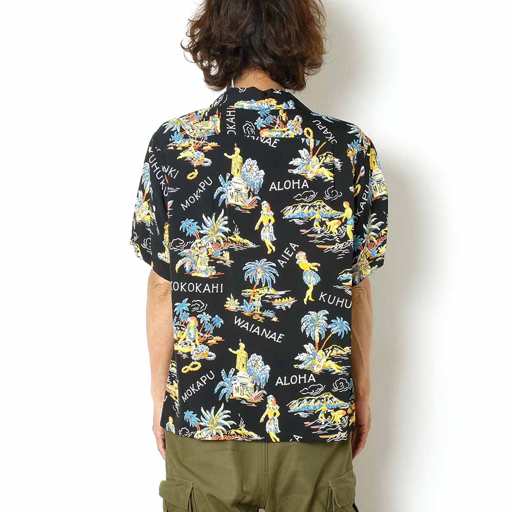 SUN SURF HINOYA EXCLUSIVE S/S RAYON HAWAIIAN SHIRT PILIANI SS38905HY