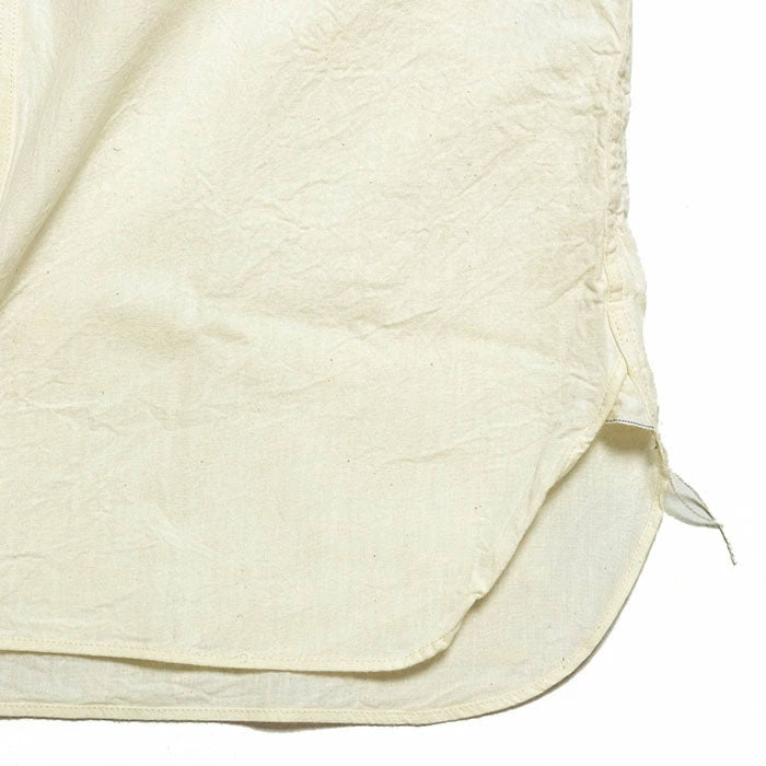 BUZZ RICKSON’S - WHITE CHAMBRAY S/S WORK SHIRT - BR35857