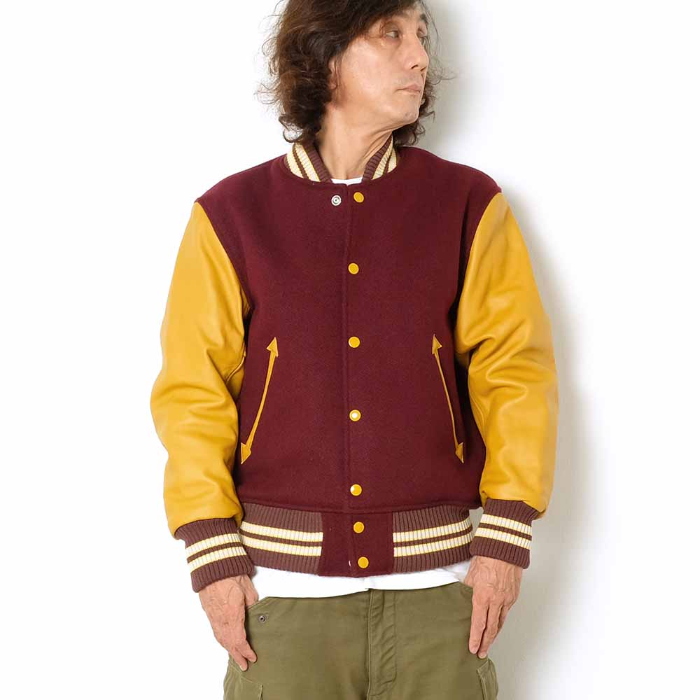 WHITESVILLE 30oz. WOOL MELTON AWARD JACKET SOLID WV15168